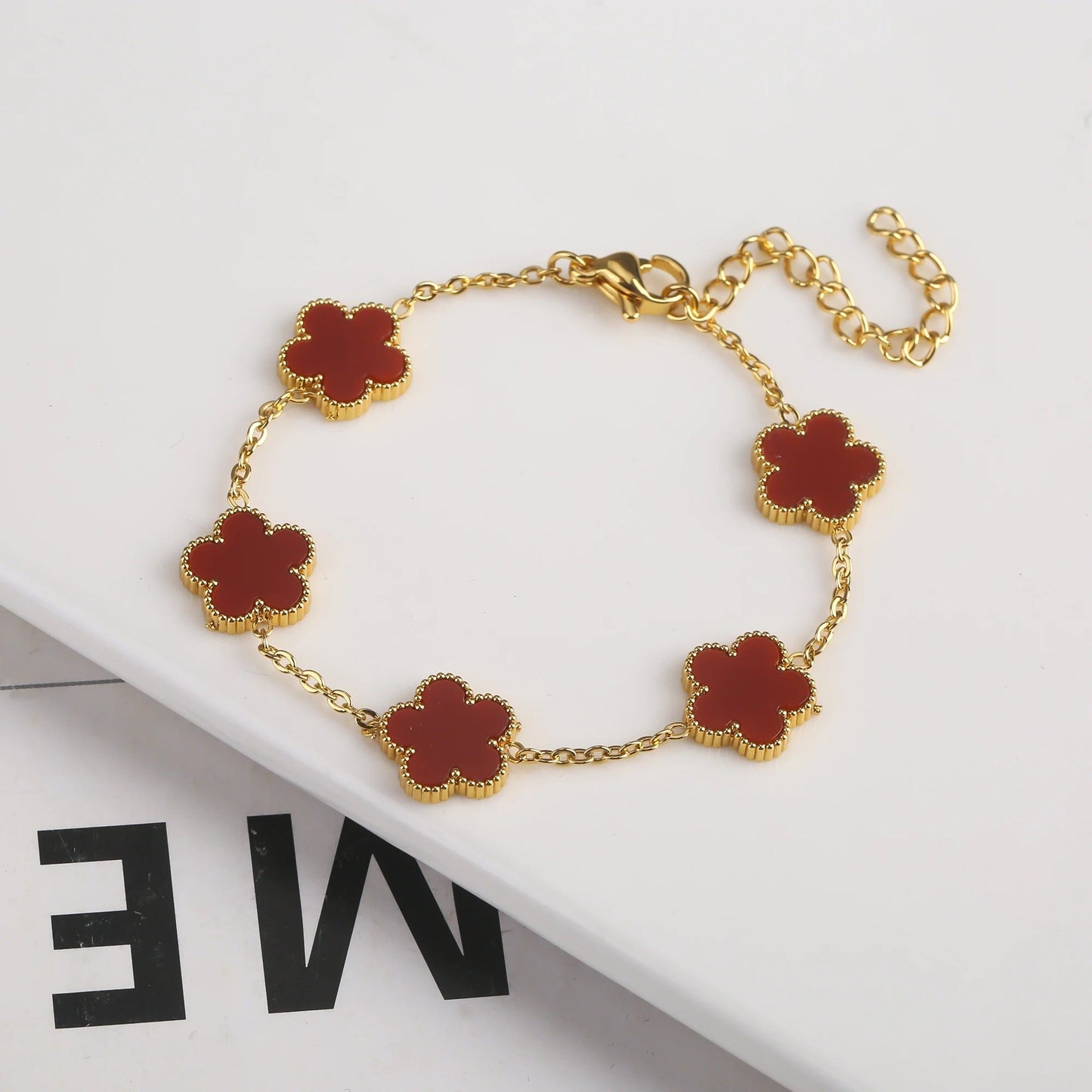 CLOVER | Rotes Armband