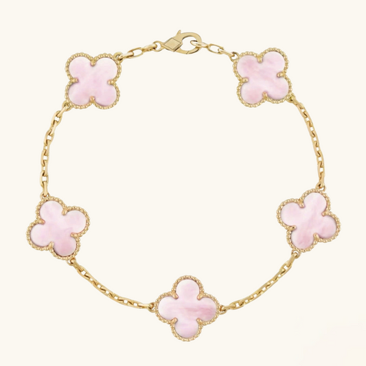 CLOVER | Pinkes Armband