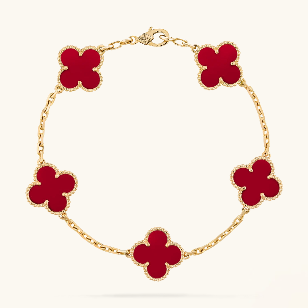 CLOVER | Rotes Armband
