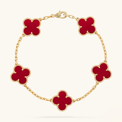 CLOVER | Rotes Armband