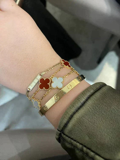 CLOVER | Rotes Armband