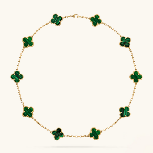 CLOVER | 10 Motive Grünes Halsband