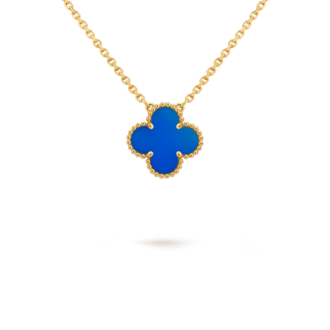 CLOVER | Blaues Halsband
