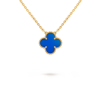 CLOVER | Blaues Halsband