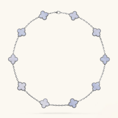 CLOVER | 10 Motive Lila Halskette