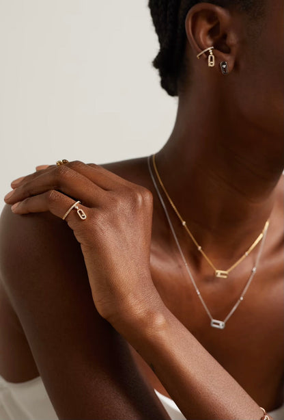 EXKLUSIV | Chaira Dangling Ring Diamanté